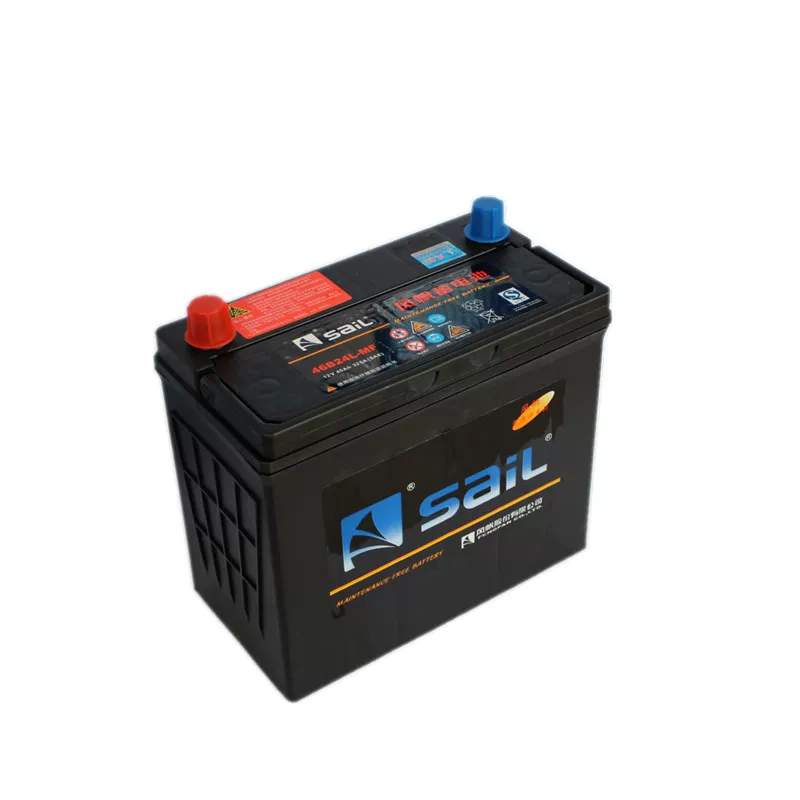 风帆蓄电池46B24L适用于威驰逍客骐达雅阁CRV思域12V45AH汽车电瓶
